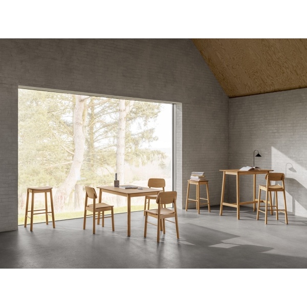 Stół barowy Barlow dąb naturalny - ACTONA